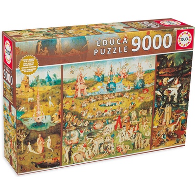 Educa Пъзел Educa от 9000 части - Градината на земните удоволствия, Йеронимус Бош (EDU14831)