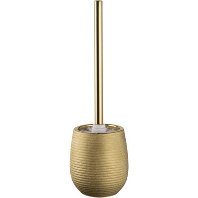 Erga Gold toaletní WC kartáč na postavení zlatý strukturovaný 06305