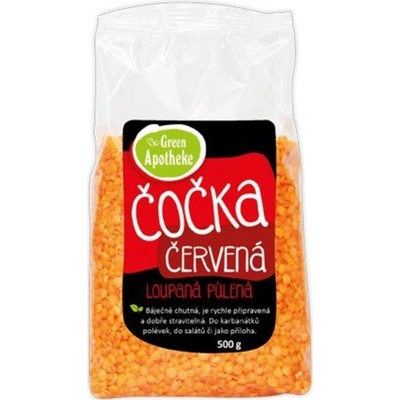 Green Apotheke Šošovica červená lúpaná polená 0,5 kg