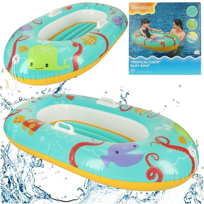 Bestway mamido čln pre deti 119 cm x 79 cm Blue 34009