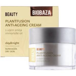 Biobaza Beauty Anti-age крем за лице с хиалуронова киселина и безсмъртниче, 50 ml