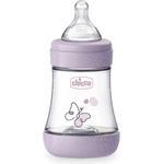 Chicco Шише за хранене Chicco Perfect 5 - С бавен поток, 150 ml, 0 м+, розово (N0281) - ozone