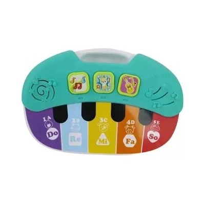 Man Yuk Toys Бебешко пиано със звукови и светлинни ефекти за животни