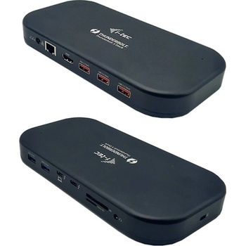 i-Tec Thunderbolt 3/USB-C Dual 4K Docking Station + USB-C to DisplayPort Cable (1,5 m) + Power Delivery 60W TB3HDMIDOCKPD
