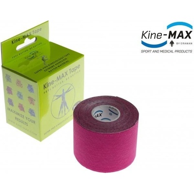 KineMAX Kinesiologický tejp MAX Super Rayon růžový 5 x 5 cm
