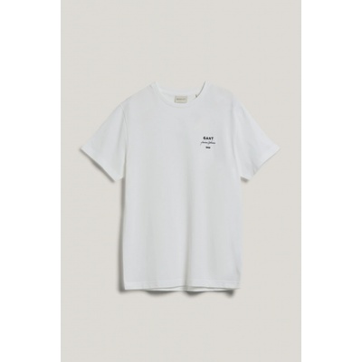Gant Logo Script pique SS white