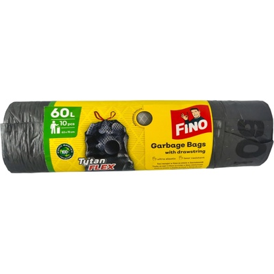 FINO торби за смет, Tytan Flex, 10 броя, 60 литра