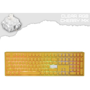 Ducky One 3 MX Clear (DKON2108ST-WUSPDYDYYYC1) Клавиатури