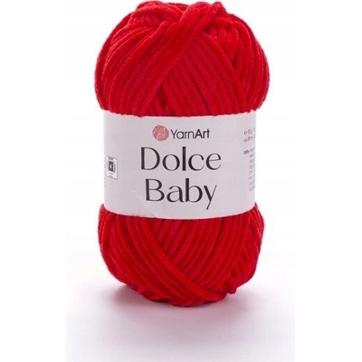Priadza YarnArt Dolce Baby 50g červená 748
