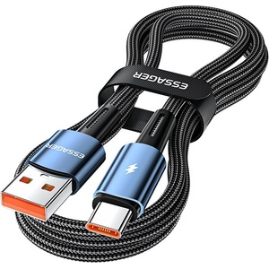 Essager USB към Type-C Кабел 120W за Бързо Зареждане и Данни 1 м
