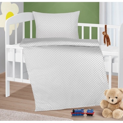 Bellatex set Kosoštvorce sivý 75x100 42x32