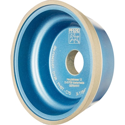 Pferd Diamantový brusný kotouč 11V9 100 x 3 x 10 x 20 mm 4007220168622