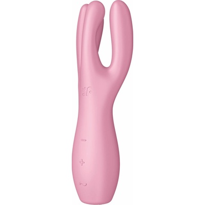 Satisfyer Threesome 3 nabíjací stimulátor klitorisu ružový