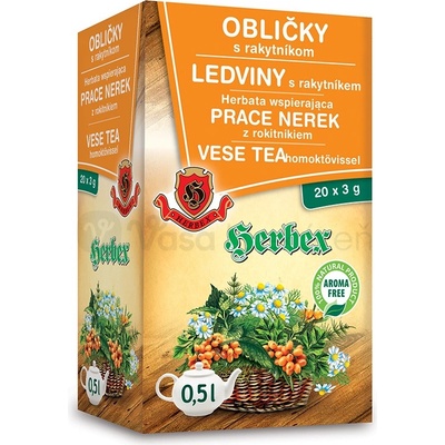 HERBEX Ledviny s rakytníkem 20 x 3 g