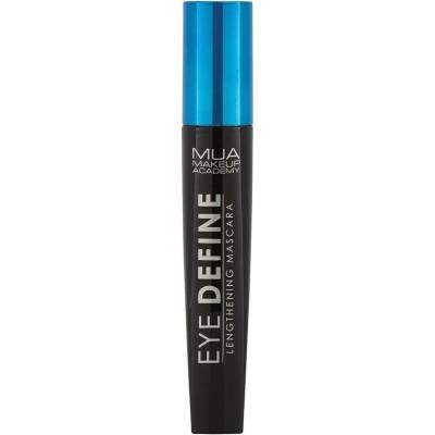 MUA Makeup Academy Eye Define voděodolná řasenka pro prodloužení řas Black 12 ml