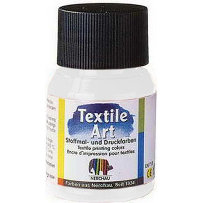 Farba na svetlý textil 59 ml Biela