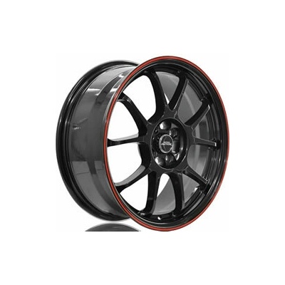 INTER ACTION PHOENIX 6.5x15 4x108 ET25 gloss black red
