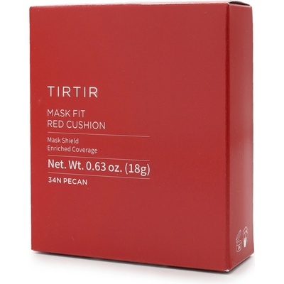Tirtir Dlhotrvajúci tónovací cushion Mask Fit Red Cushion No,34N Pecan 18 g