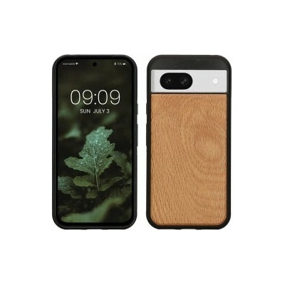 kwmobile Drevené Google Pixel 8a světle hnědá