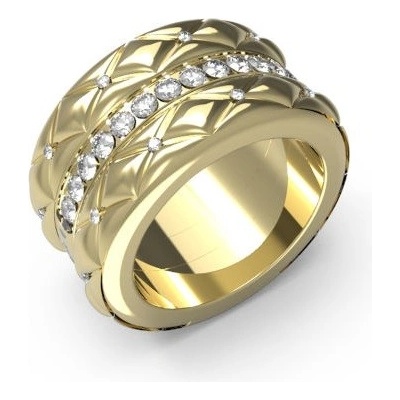 Guess Fashion pozlátený prsteň Stylish JUBR04592JWYG