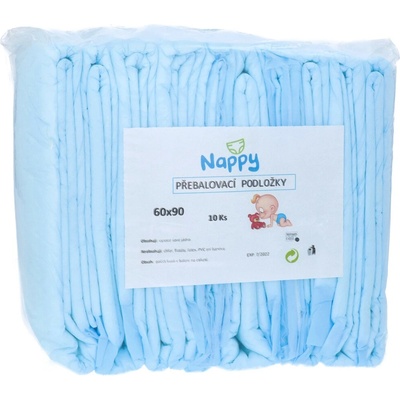 Přebalovací podložky NAPPY 60 x 90 cm 10 ks – Zboží Dáma