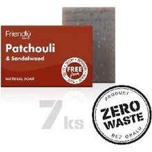 Friendly Soap prírodné mydlo pačuli a santalové drevo 7x 95 g zero waste balenie