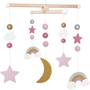 JaBaDaBaDo Jabadabado: Дървена висяща играчка - Дъга (JB-T269)