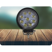 TruckLED Led Epistar Pracovní Světlo, 27W, Kulaté 2200 Lm, 12/24V, Ip67 [L0076]