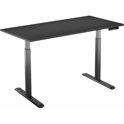 AlzaErgo Table ET2 čierny + doska 120 × 80 cm lamino čierna