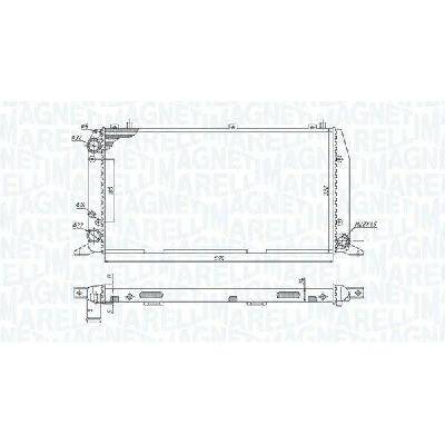 Chladič, chlazení motoru MAGNETI MARELLI 350213188700