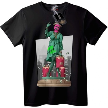 NOONEBRAND Тениска Boss Life Свобода - 2XL, Black