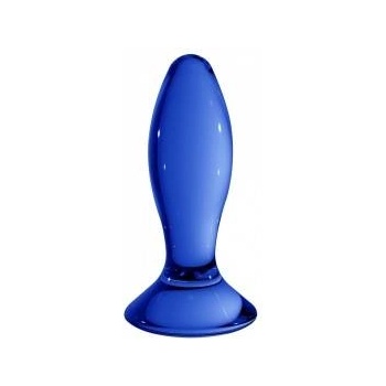 Chrystalino by Shots FOLLOWER Borosilicate Glass Anal Plug - Handcrafted, Clear, Compact Size