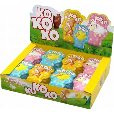 Mieszko KoKoKo Figurky s vanilkovou příchutí 24 x 29 g