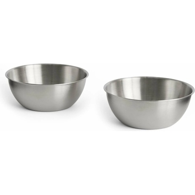 HAY Miska Outdoor Market Steel stříbrná 16 cm 2 ks