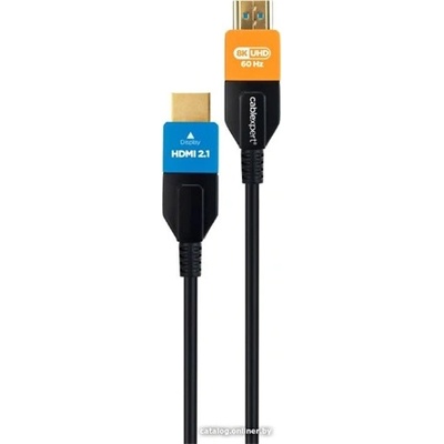 Gembird AOC HDMI 2.1 Ethernet - HDMI 2.1 Ethernet M/M активен видеокабел 20 м черен CC-HDMI8K-AOC-20M (CC-HDMI8K-AOC-20M)