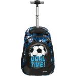 Graffiti Ученическа раница с колелца Graffiti Xscape - Football, Blue (259257)