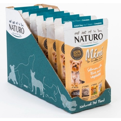 Naturo Adult Mini Salmon & Rice with Vegetables 150 g