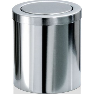DECOR WALTHER Кошче за отпадъци в баня Decor Walther с покривно капаче 16 см полирано-стоманено (0611070)