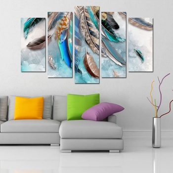 Art gift Декоративен панел - Изкрящи пера