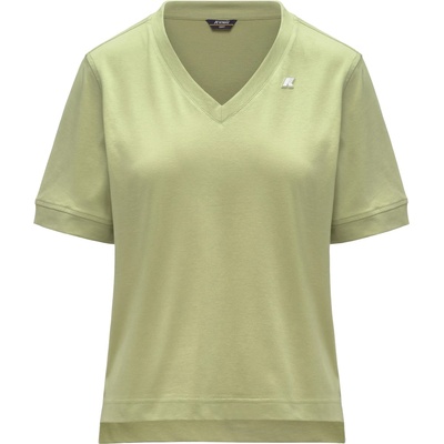 K-Way Дамска тениска K-Way Women's Leda T-shirt - Green Dark Lime - размер XS (916-6718-0111)