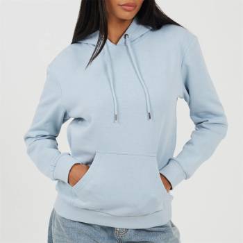 Brave Soul Блуза Brave Soul Pullover Hooded Sweatshirt with Kangaroo Pocket - Pale Blue