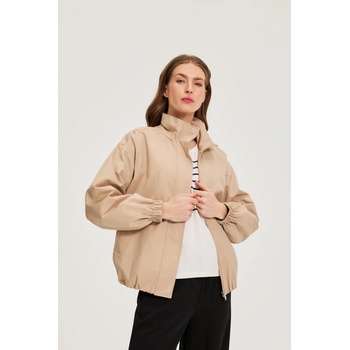 Moodo Якета със стояче яка бежова Moodo Moodo | Bezhov | ЖЕНИ | XS