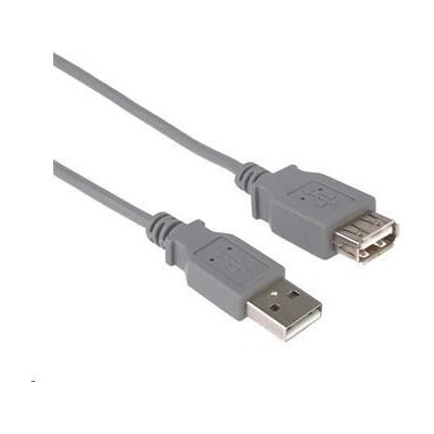 Premiumcord kupaa5 USB 2.0 A-A prodlužovací (M/F), 5m, šedý