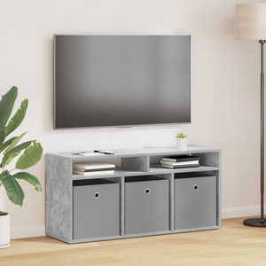 vidaXL Долно шкафче с чекмедже Циментено сиво 102 x 32 x 48, 5 см (8000591)