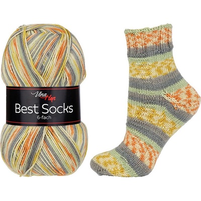 Vlna Hep Příze Best Socks 6-fach, 7370