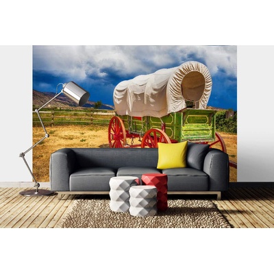 DIMEX ART Самозалепваща се флизелинова фототапета стара кола 375 x 250 см