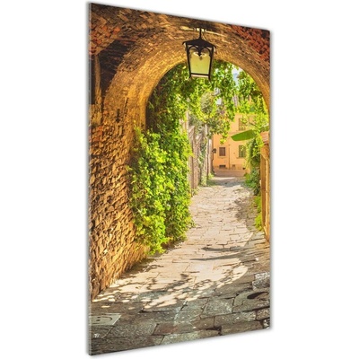 Vertikálny fotoobraz na skle Talianske uličky 50x100 cm