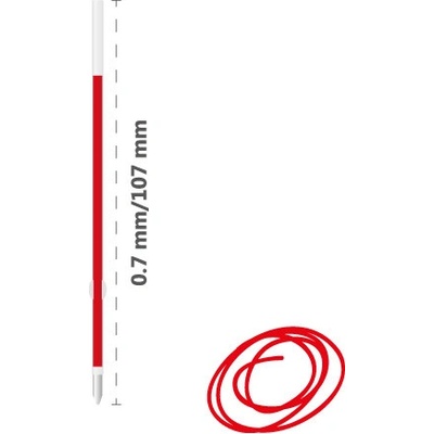 milan Náplň gelová milan Dry Gel 0,7 mm červená 446027
