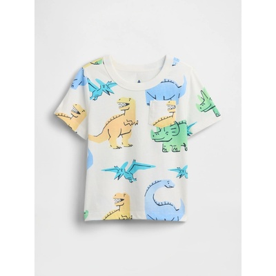 GAP Baby tričko s kapsičkou Mix & Match Bílá – Zboží Dáma