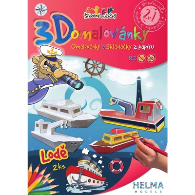 VK 3D Omaľovánky Pavúk netopier a mačička